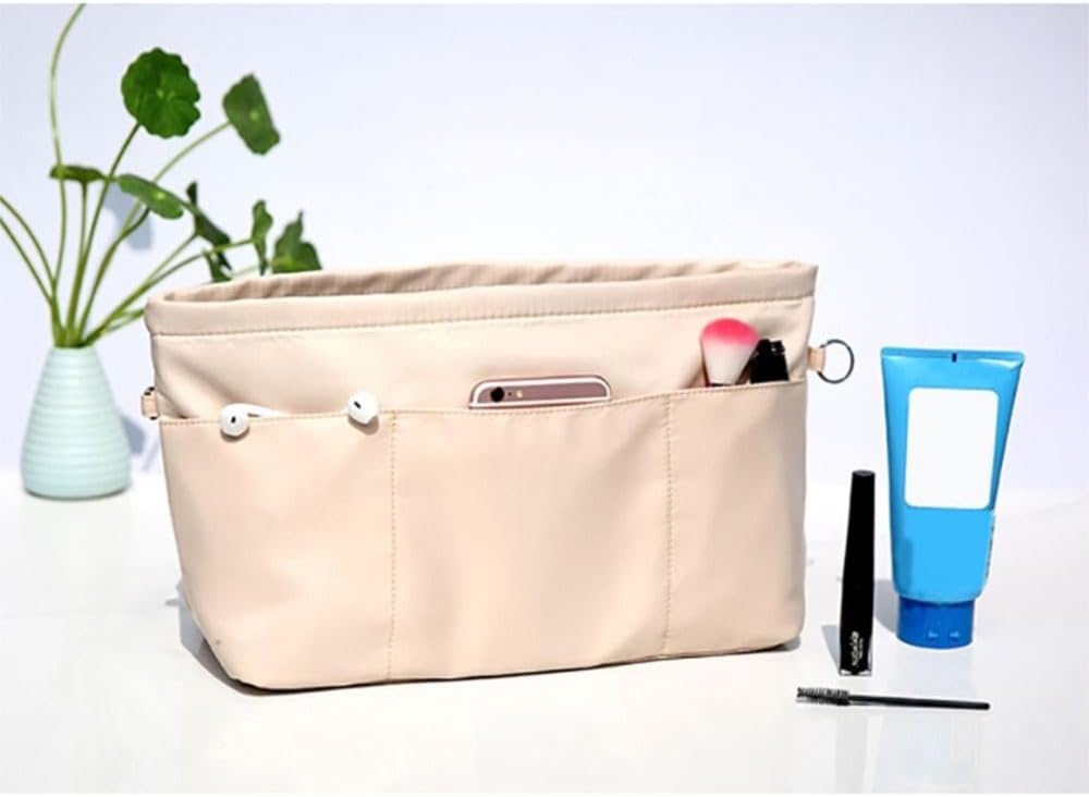 Nylon Handbag Organizer – Multi-Pocket Purse Insert
